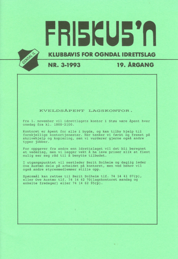 Friskus´n 1993 Nr 3