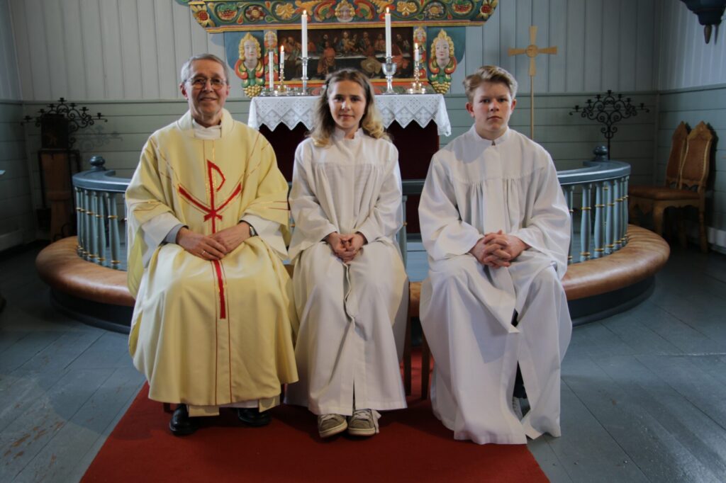Konfirmanter i Skei kirke